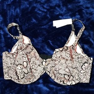 Cacique floral bra